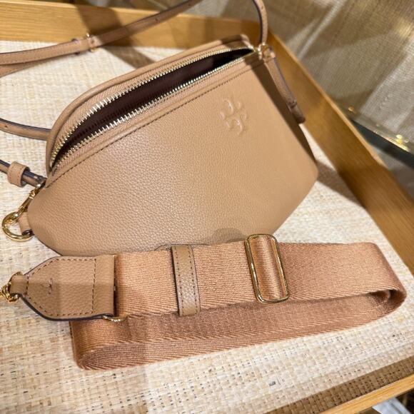 Tory Burch Thea Belt Bag Tan Crossbody Bag - Picture 7 of 14